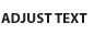 Adjust font size